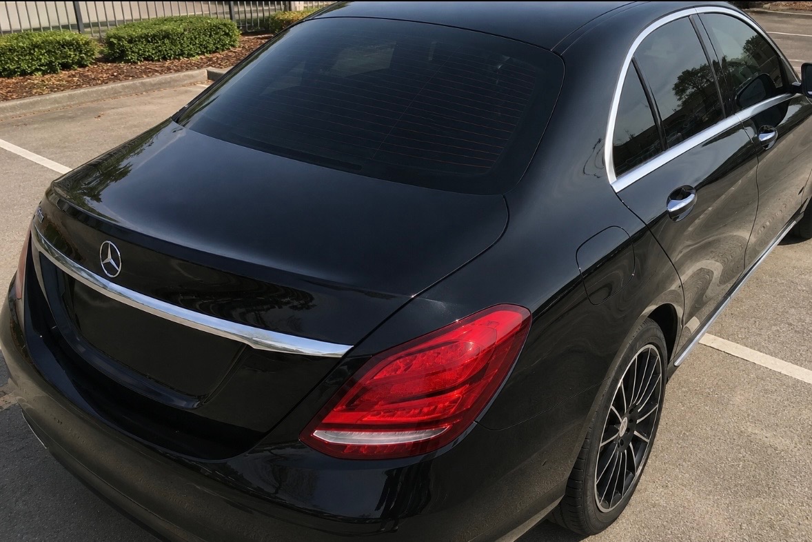 Vehicle after hail damage repair — flawless factory finish
